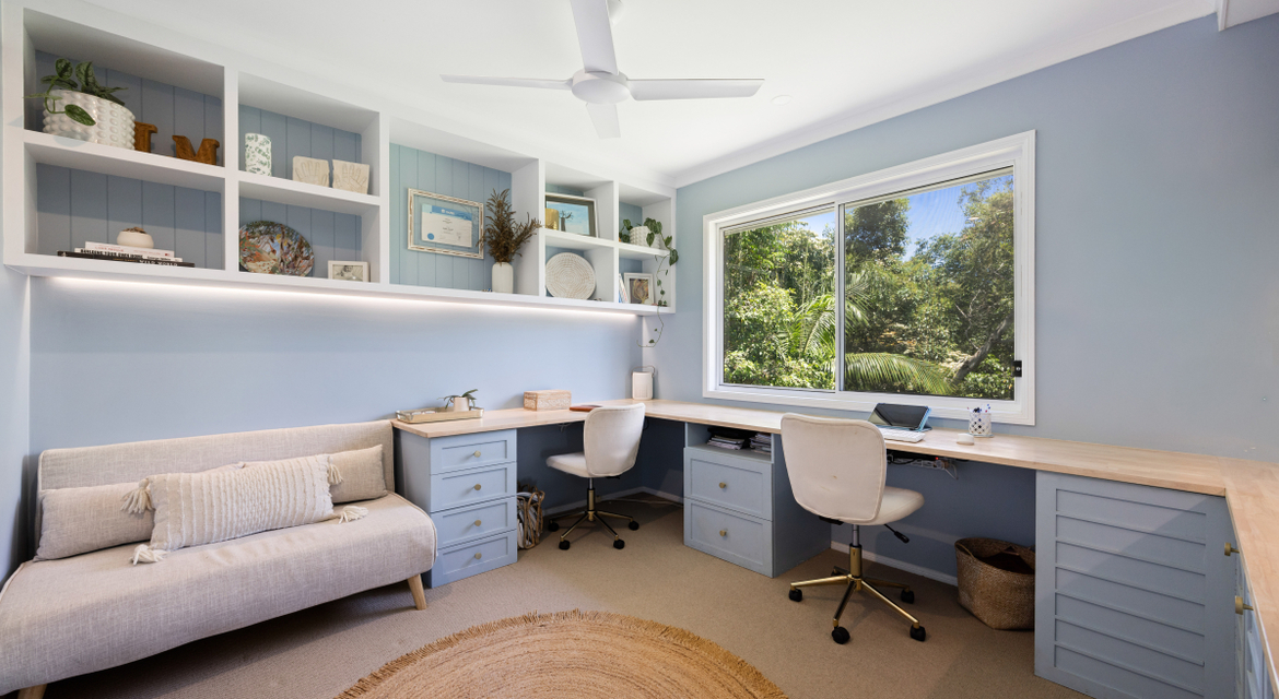 Study, Queenslander renovation